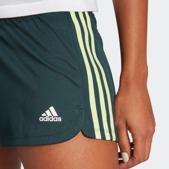 adidas  -  women's pacer 3-stripes knit shorts - Picture 2 of 4